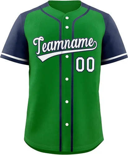 Miniatura 51 de Camisetas de béisbol personalizadas con botones de manga corta, número de nombre cosido personalizado / impreso para adultos y jóvenes