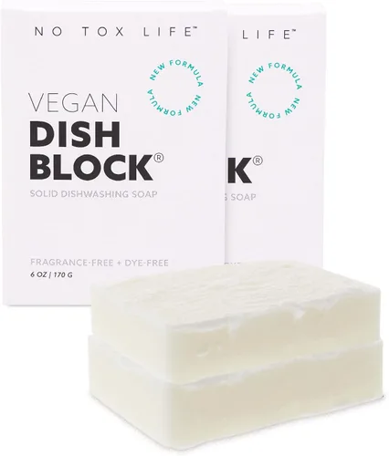 Miniatura 6 de No Tox Life DISH BLOCK - Libre de Colorantes y Fragancias - Jabón para Platos Cero Residuos
