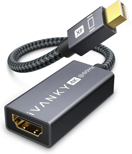 Miniatura 12 de IVANKY Adaptador Mini DisplayPort a HDMI 4K@30Hz Paquete de 2, Thunderbolt 1 y 2 a HDMI, Adaptador Mini DP a HDMI para MacBook Air/Pro, Surface