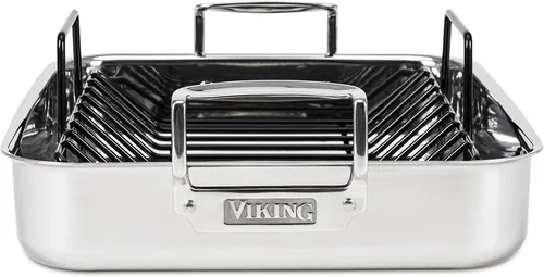 Miniatura 10 de Viking 3 capas Estante para asar con antiadherente de acero inoxidable, 16 inch by 13 inch