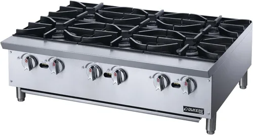 Miniatura 3 de Dukers Placa caliente con 6 quemadores COMBINADO: 168000 BTU/H DCHPA36