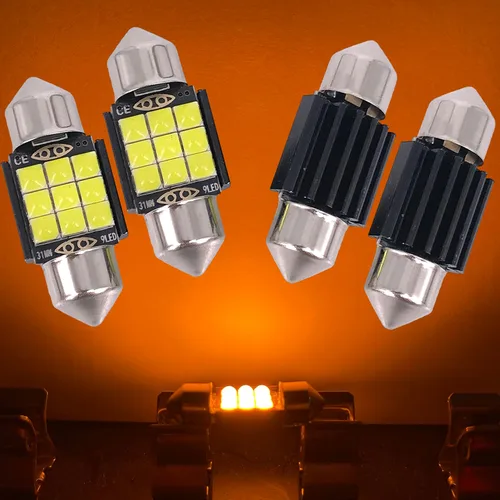 Miniatura 32 de SOCAL-LED - Bombilla LED de 0.157 x 1.220 in de Canbus Super Bright 3030 Chipset para interior de coche, luz de cúpula DE3175, luz de mapa, azul