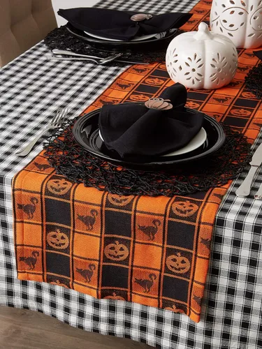 Miniatura 5 de DII, mantel 100% algodón, se puede lavar en lavadora, mantel para cena, picnic de verano