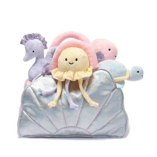 Miniatura 4 de Lambs & Ivy Peluche Interactivo Acuático/Concha Marina con Juguetes de Animales de Peluche