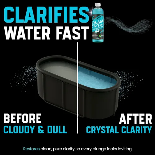 Miniatura 5 de Oh Yuk Tratamiento de agua fría 5 en 1 – Limpiador, clarificador, acondicionador, combate los olores, desodoriza – Cuidado de baño de hielo y bañera