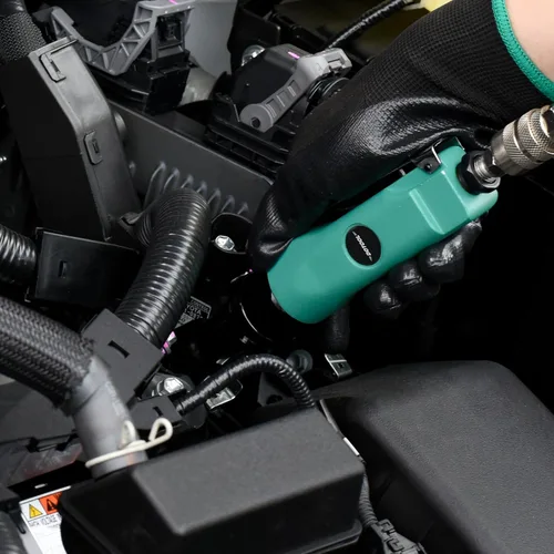 Miniatura 6 de Dotool Llave de trinquete neumática de 3/8", llaves de trinquete neumáticas profesionales, unidad cuadrada de 160 RPM liviana, compacta, control