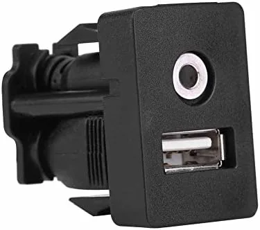Miniatura 7 de Dilwe Soporte de extensión AUX, cable de montaje empotrado en panel USB para automóvil, barco y motocicleta