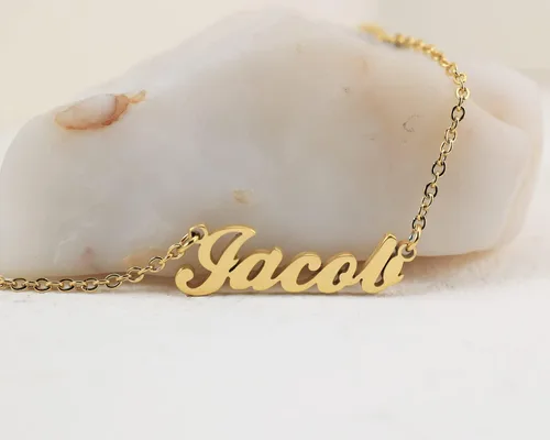 Miniatura 3 de Collar con nombre grabado personalizado para mujeres amigas