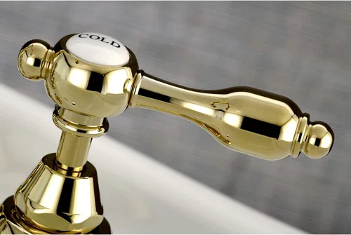 Miniatura 3 de Kingston Brass KS7972TAL Tudor Bridge - Grifo de baño, latón pulido, 10.75 x 8 x 2.13 pulgadas