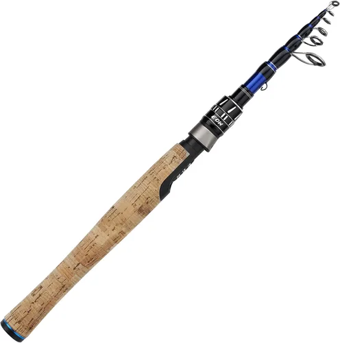 Miniatura 8 de EOW XPEDITE PRO Cañas de pescar telescópicas portátiles de fundición y spinning, 24T en blanco de carbono y punta de carbono sólido, mango