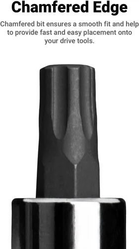 Miniatura 5 de Capri Tools TP55 Star Plus Bit Socket, impulsor de 3/8 pulgadas
