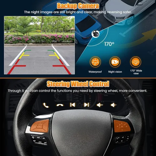 Miniatura 4 de para Ford Explorer 2011-2019 Radio de Coche Android 15 2+64 8 núcleos, Radio de Coche con Pantalla Táctil IPS de 12.1" Integrado GPS Inalámbrico