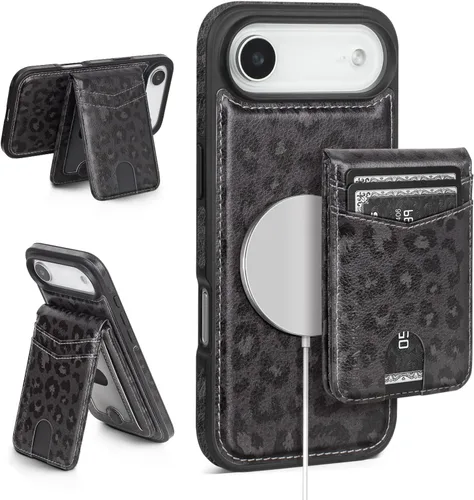 Miniatura 98 de SkyEagle Magsafe - Funda magnética 2 en 1 desmontable para iPhone 11 Pro Max con tarjetero, para mujeres y hombres, piel sintética con bloqueo RFID