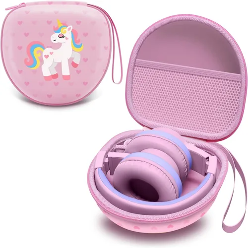 Miniatura 16 de Funda para auriculares infantiles compatible con iClever BTH12 / HS19 / BTH26 / JoySpark-T5 / Candy Bila BH03 / EarFun/IMYB/MIDOLA MD-B01 / noot