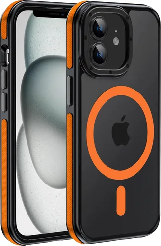 Miniatura 53 de Funda magnética fuerte para iPhone 12 Pro Max [Protección de grado militar de 10 pies] Compatible con MagSafe, funda protectora a prueba de golpes