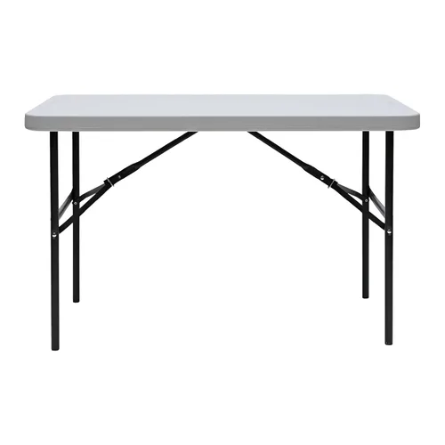 Iceberg - Mesa plegable de 24 x 48 pulgadas, Platinum, IndestrucTable Too 500 Series (Fabricada en Estados Unidos), 65503 Platino
