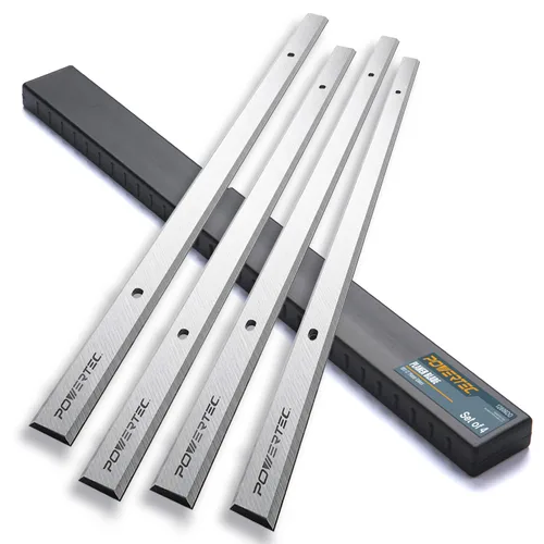 Miniatura 7 de POWERTEC Cuchillas cepilladoras de 12-1/2 pulgadas para Ryobi AP1305, AP-12, repuesto A20201, juego de 2 (128031)