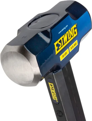 Miniatura 2 de Estwing - Mazo de cara dura de 8 libras para clavado de postes, fracturación de piedra y demolición, mango de acero duradero de 36 pulgadas