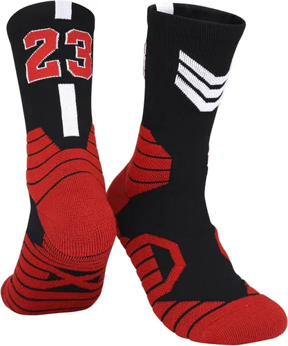 Miniatura 6 de OPALOS Paquete de 6 calcetines para niños baloncesto fútbol senderismo esquí deportes al aire libre pantorrilla gruesa calcetines de tripulación