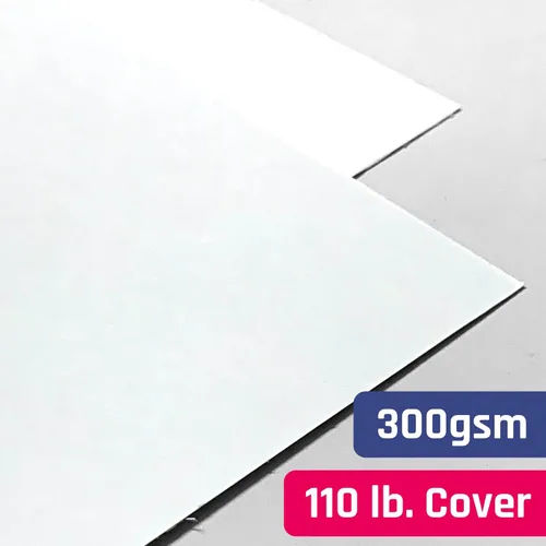 Miniatura 4 de 60 hojas, cartulina blanca pesada, 8.5 x 11 pulgadas, 110 libras (10.58 oz/m²)