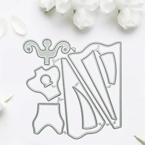 Miniatura 7 de Troqueles de metal para vestir, troqueles de corte para hacer tarjetas, troqueles de relieve para álbumes de recortes, decoración de tarjetas