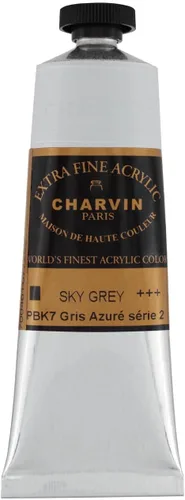Miniatura 19 de Charvin Pintura acrílica profesional extrafina – verde absenta, tubo de 2.1 fl oz, pigmentos de triple fresado, resistente a la luz, pinturas