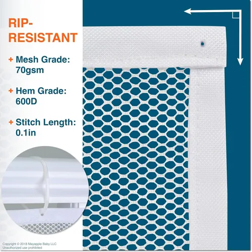 Miniatura 2 de Roving Cove® Safe Rail ™ – Balcón Escalera y Red de seguridad – Pasamanos y escaleras Ferroviario neta, Perla