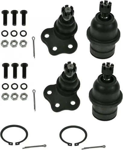 Miniatura 136 de TRQ Juego de juntas esféricas delanteras superior e inferior para lado del conductor y del pasajero Compatible con Acura TL 2009-2014 Acura TSX