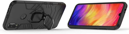 Miniatura 2 de LuluMain - Funda compatible con Xiaomi Redmi Note 7, Redmi Note7 Pro, soporte de agarre de anillo de metal a prueba de golpes