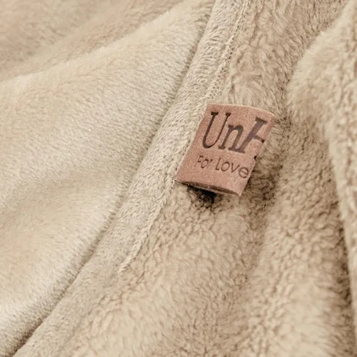 Miniatura 3 de UnHide Lil Marsh Traveler - Manta de viaje - Manta de piel sintética - Duradera, ligera, manta extra suave - Lavable a máquina - Oso beige