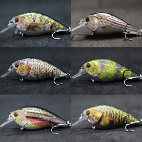 Miniatura 4 de Minnow Crankbait para pesca de lubina Señuelo de lubina Jerkbait Señuelos de pesca y caja de aparejos HC15KB