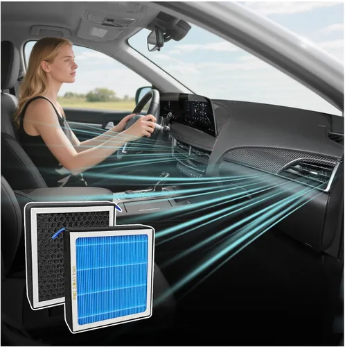 Miniatura 41 de MASHA Filtro de aire de cabina para Honda Accord (2023-2025) Civic (2016-2025) CR-V (2017-2025) Odyssey (2018-2025) con filtros de aire de repuesto