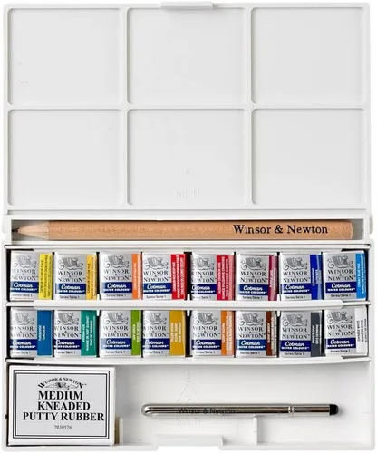 Miniatura 23 de Winsor & Newton 390639 - Cotman Field - Juego de 12 medias pastillas de acuarela