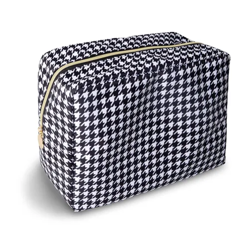 Miniatura 38 de Estuche pequeño para lápices y maquillaje para bolso, lindo estuche de lápices, bolsa de pinceles de maquillaje de nylon con cremallera, estuche
