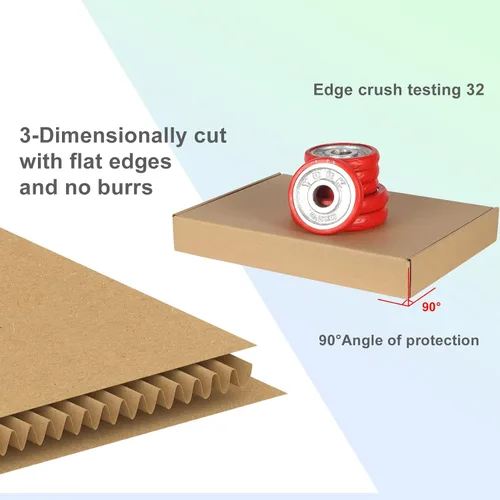 Miniatura 4 de MEBRUDY Cajas de envío de 4 x 4 x 2 pulgadas, paquete de 100 unidades, pequeñas cajas de cartón corrugado para enviar por correo, embalaje de Marrón