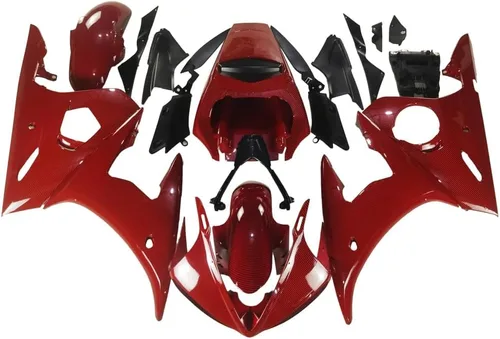 Miniatura 11 de Carenado de inyección azul para Yamaha YZF 2003-2005 R6 y 2006-2009 R6S nuevo kit pintado ABS plástico motocicleta carrocería mercado de accesorios