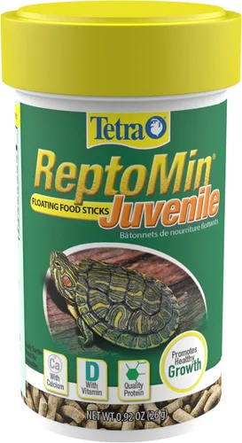 Miniatura 12 de Tetra ReptoMin Baby - Palitos flotantes para alimentos de 0.92 onzas, para tortugas acuáticas pequeñas, tritones y ranas (paquete de 36)