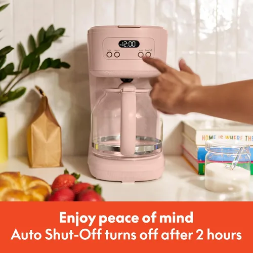 Miniatura 6 de bella Cafetera programable de 12 tazas, accesorios reutilizables aptos para lavavajillas, pantalla LCD de fácil uso, apagado automático, 900 vatios