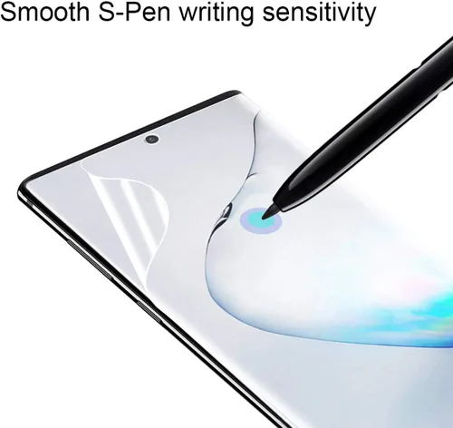 Miniatura 2 de Paquete de 3 protectores de pantalla de TPU compatible con Samsung Galaxy Note 10 de alta definición de borde a borde (cobertura completa)