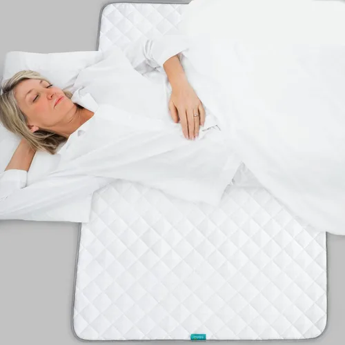Miniatura 8 de Protector de colchón impermeable para cuna de 27 x 38 pulgadas, antideslizante y resistente, almohadilla de cama de incontinencia de 4 capas