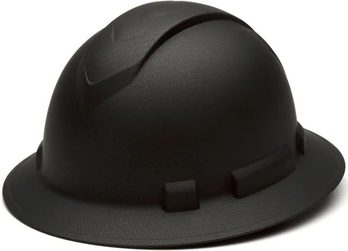 Miniatura 29 de Texas America Safety Company Casco duro RIDGELINE de ala completa con ajuste de perilla de 6 puntos y bolsa Azul ventilado