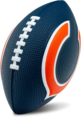 Miniatura 12 de Franklin Sports NFL - Fútbol americano de espuma para niños, pelota suave de tamaño junior de 8.5 pulgadas con logotipos 3D, perfecta para el día