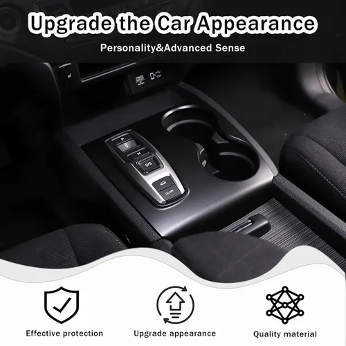 Miniatura 2 de Cubierta de panel de cambio de marchas para Honda Pilot 2016-2022/ Ridgeline 2020-2023/ Passport 2019-2023, protector adhesivo de consola central
