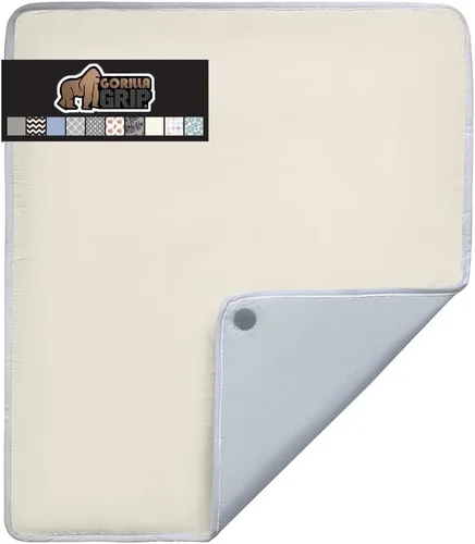 Miniatura 38 de GORILLA GRIP The Original - Funda y almohadilla para tabla de planchar, revestimiento de silicona, acolchado grueso resistente a la quemadura, Gris