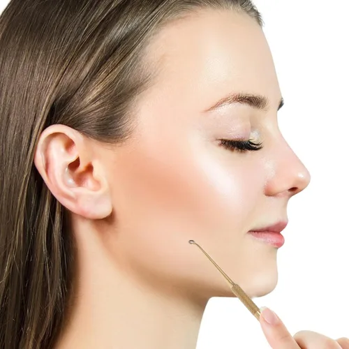 Miniatura 3 de Lurrose Herramienta extractora de comedones de acero inoxidable, removedor de cabeza negra, limpiador de poros, agujas de belleza ocultas