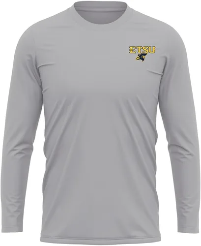 Miniatura 402 de Camisa deportiva de manga larga oficial de la NCAA Collegiate para hombre, con logotipo en el pecho izquierdo, colección Athletic Heather