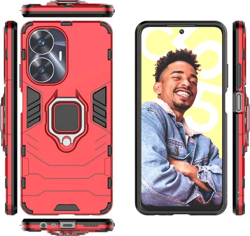 Miniatura 9 de Funda para Xiaomi Poco F5 5G, soporte magnético para automóvil para Xiaomi Poco F5 5G 23049PCD8G/Redmi Note 12 Turbo 5G 23049RAD8C0 Case Negro