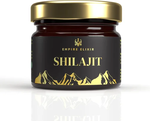 Miniatura 6 de Shilajit - Tarro de resina pura del Himalaya de 0.71 onzas – por Empire Elixir de alta potencia de grado dorado para hombres y mujeres Suplemento
