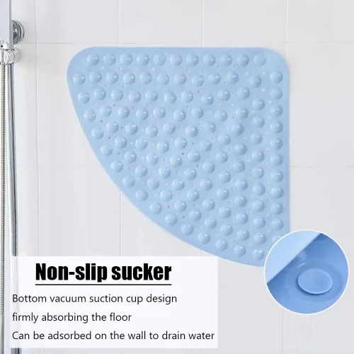 Miniatura 3 de Tapete de baño antideslizante para bañera y ducha para adultos y niños, tapete de baño, tapete de seguridad con ventosa de PVC