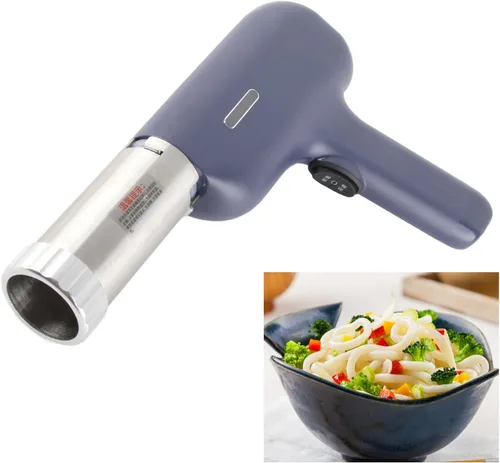 Miniatura 4 de Máquina de pasta eléctrica de mano, inalámbrica, de acero inoxidable 304 de 40 W, máquina portátil para hacer ramen de fideos para pasta